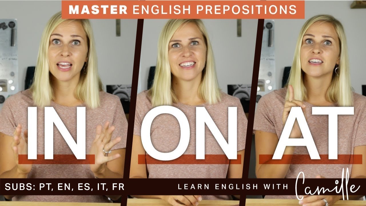 master in on at english prepositions