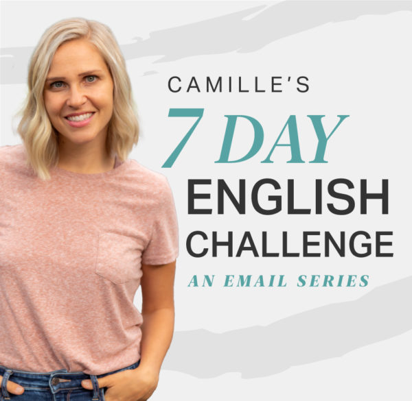 7 day english email series