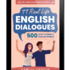 77 Real Life English Dialogues with 500 Most Common English Words E-book + AUDIO