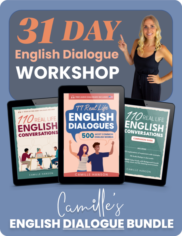 camille english bundle esl dialogue course book