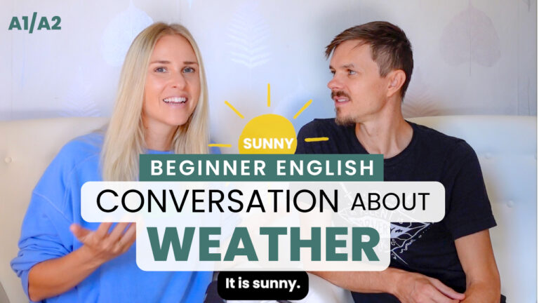 english weather beginner conversation