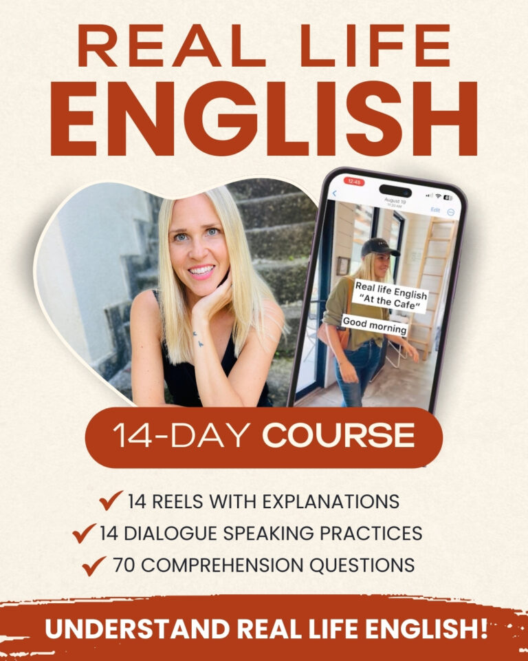 REAL LIFE ENGLISH ESL COURSE CAMILLE