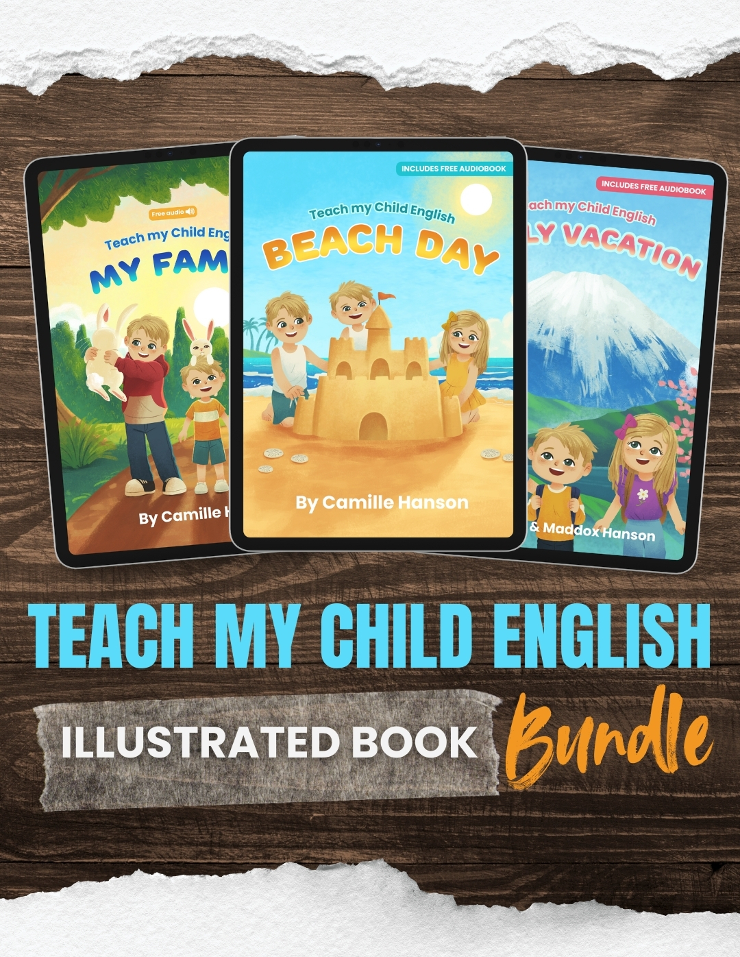 ILLUSTRATED Teach My Child English E-book Bundle - Learn English